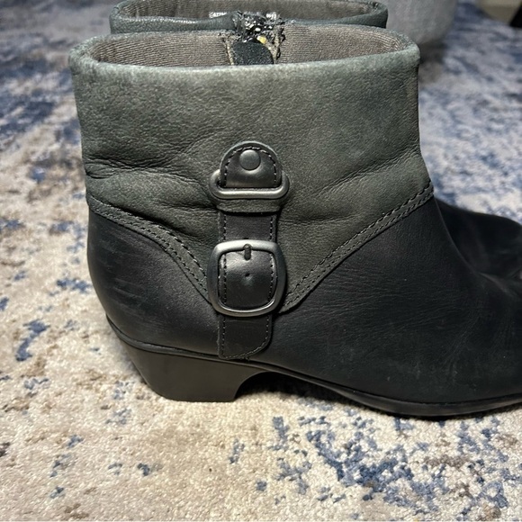 Clarks Ingalls Nile Black Ankle Boots Size 11 - Picture 2 of 13